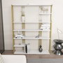 Hanah Home Jenny - Blanco y Oro